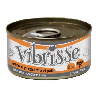 Консерва для кота Vibrisse тунец/куриная ветчина, 70г от