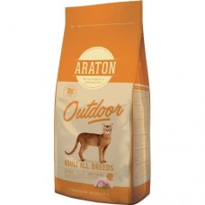 Сухий корм Araton Outdoor Adult All Breeds для активних кішок, з індичкою та куркою, 15 кг