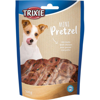 Купить Лакомство Trixie для собак "Mini Pretzels" крендель с курицей 100г от Trixie — Снеки, палочки, мини косточки для собак | Zooprostir