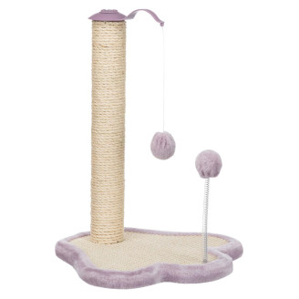 Когтеточка для котят Trixie Junior Столбик-лапа с игрушками сизаль/плюш 40*38*50 см от Trixie