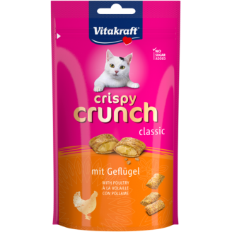Лакомство для кошек Vitakraft Crispy Crunch подушечки с мясом птиц, 60 г от Vitakraft