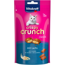 Лакомство для кошек Vitakraft Crispy Crunch подушечки с лососем, 60 г