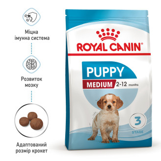 Купить Корм для щенков Royal Canin Medium Puppy 1 кг от Royal Canin — Royal Canin Medium-для собак весом от 10 кг до 25 кг | Zooprostir