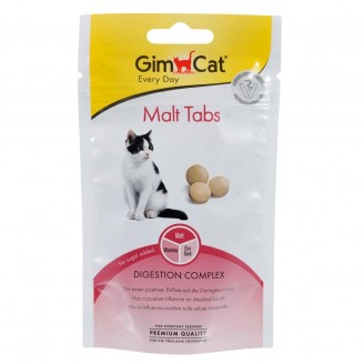 Витамины GimCat Every Day Malt Tabs для кошек, 40 г от GimCat