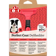 Дешеддер 8in1 Perfect Coat для вычесывания собак, размер M, 6,5 см