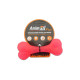 Игрушка для собак AnimAll Fun кость, коралловая, 12 см