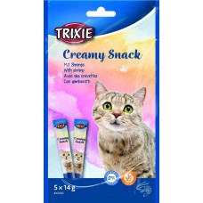 Ласощі Trixie Creamy Snacks для котів, креветки, 5 шт/упак, 14 г