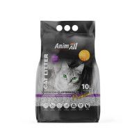 Бентонитовый наполнитель AnimAll Premium Lavender с ароматом лаванды, для кошек, 10 л.