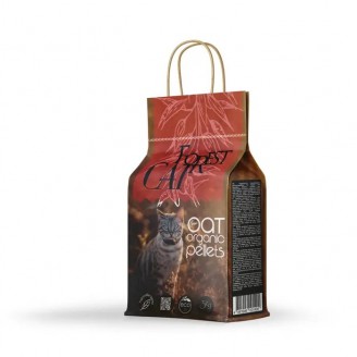 Наполнитель для кошачьего туалета Forest Cat Oat Organic Pellet 3 кг. от