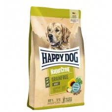 Happy Dog Premium Naturcroq Grainfree сухой беззерновой корм для взрослых собак с птицей и лососем 11 кг