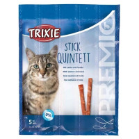 Палочки для котов Quadro-Sticks лосось + форель 5шт/5гр
