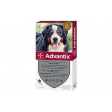 Bayer Advantix капли от блох и клещей для собак весом 40-60 кг (цена за 4 пипетки)