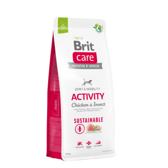 Brit Care Dog Sustainable Activity 12 кг для активних собак курка і комахи від Brit Care