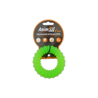 Купить Игрушка для собак AnimAll Fun кольцо с шипами, зеленый, 9 см от AnimAll — Разное | Zooprostir
