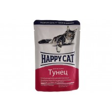 Вологий корм Happy Cat Mit Thunfisch in Gelee для дорослих кішок, шматочки в желе, з тунцем, 100 г