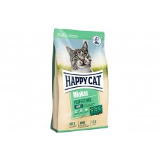 Сухой корм Happy Cat Minkas Perfect Mix для взрослых кошек, c птицей, ягненком и рисом, 1,5 кг