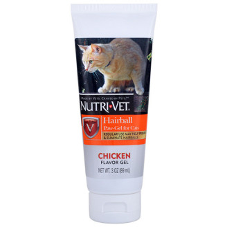 Nutri-Vet Hairball Chicken добавка для кошек, гель, 89 мл от Nutri-Vet
