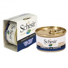 Консервы Schesir Tuna Whitebaits для котов 85г х 14шт тунец с мальками в желе