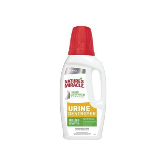 Знищувач плям і запахів сечі кішок Nature's Miracle Urine Destroyer, 8in1, 946 мл от 8in1