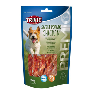 Купить Лакомство для собак Trixie Premio Sweet Potato Chicken 100 г (курица и картофель) от Trixie — Снеки, палочки, мини косточки для собак | Zooprostir