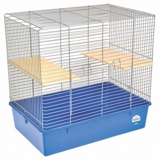 Купить Клетка для грызунов Природа «Шиншилла» 70 x 40 x 60 см (серая) от Природа — Клетки для грызунов | Zooprostir