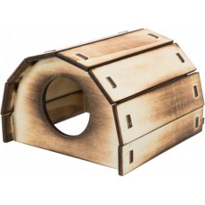 Трикси Домик для грызунов 13 х 9 х 13 см деревянный