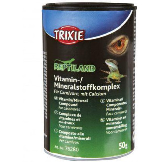 Витамины для рептилий Trixie Reptiland с кальцием 50г от Trixie