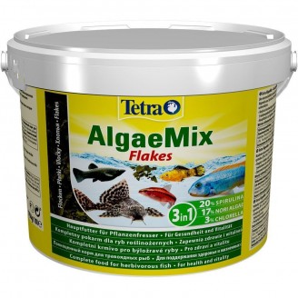 Корм Tetra Algae Mix 10л / 1.75 кг хлопья для всех аквариумных рыб от Tetra