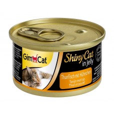 Консерви Gimpet Shiny Cat k 70 г для кішок тунець і курка