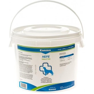 Canina Hefe 2500г х 3100табл для собак дрожжевой комплекс с энзимами, аминокислотами, витаминами от Canina