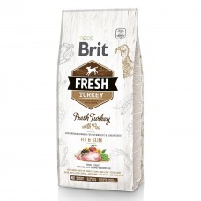 Сухий корм Brit Frech Turkey / Pea Light Fit & Slim Adult 12 кг для малорухомих собак індичка, горошок