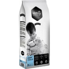 Сухий корм Amity Puppy 15 кг для цуценят усіх порід з куркою та рисом