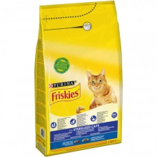 Сухий корм Friskies Sterilised 1.5 кг для стерилізованих кішок і кастрованих котів з лососем та овочами