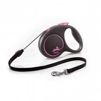 Поводок-рулетка Flexi с тросом Design M 5 м / 20 кг Розовый от Trixie