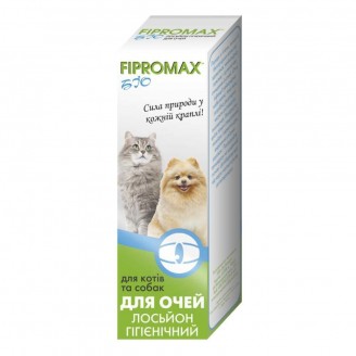 Лосьон-спрей Fipromax БИО для глаз гигиенические, для кошек и собак 30мл от