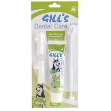Зубна паста GILL'S м'ята + 3 щітки в наборі, 100г