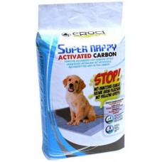 Пеленки Croci Super Nappy для собак с активированным углем, 57×54 60шт / уп