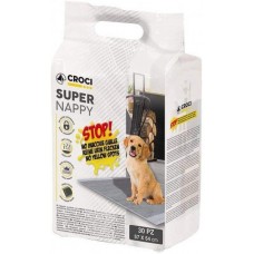 Пеленки Croci Super Nappy для собак, с активированным углем 84х57, 30шт / уп