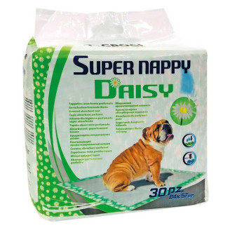 Croci Super Nappy пеленки для собак с ароматом ромашки Дейзи 84х57см, 30шт /уп от Croci
