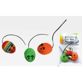 Игрушка для кошек Croci Мышь-зефирный мяч, 3-х4,5см от Croci