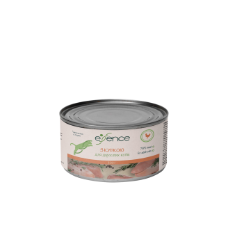 Влажный корм для взрослых котов Essence с курицей, 200 г от