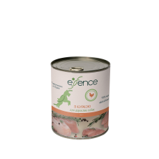 Вологий корм для дорослих собак Essence з куркою, 800 г
