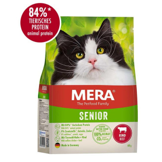 Mera Cats Senior (Huhn) 400г корм для пожилых котов, с говядиной от Mera