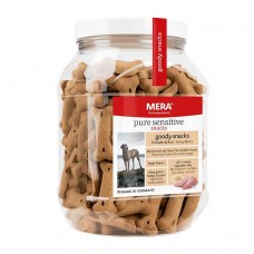 Mera good snacks pure sensitive Truthahn & Reis 600 г снеки для чутливих собак, з індичкою та рисом
