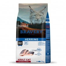 Bravery Salmon Adult Cat Sterilized сухой корм для стерилизованных кошек с сельдью 2 кг