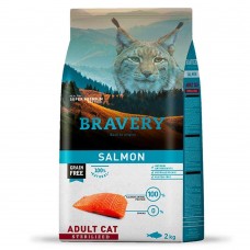 Bravery Salmon Adult Cat Sterilized сухой корм для стерилизованных кошек с лососем 7 кг