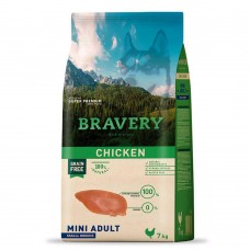 Bravery Chicken Mini Adult 2кг корм беззерновой для взрослых собак мелких пород с курицей