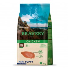 Bravery Chicken Mini Puppy 2кг сухой корм для щенков мелких пород, с курицей