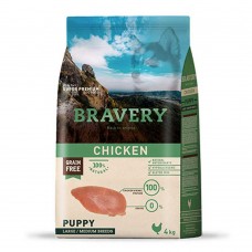 Bravery Chicken Puppy Large/Medium 12кг корм для щенков средних и крупных пород, с курицей