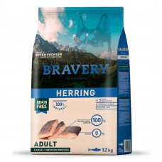 Bravery Herring Large/Medium Adult 4 кг корм для взрослых собак средних и крупных пород, с сельдью